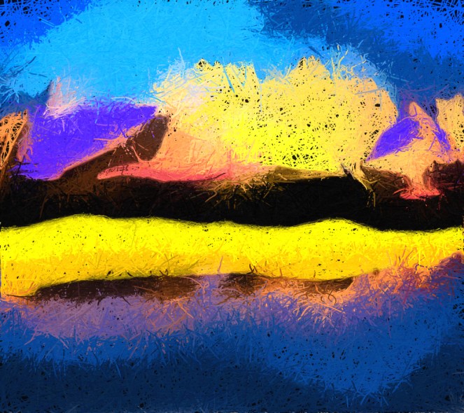 lakeside twilight II